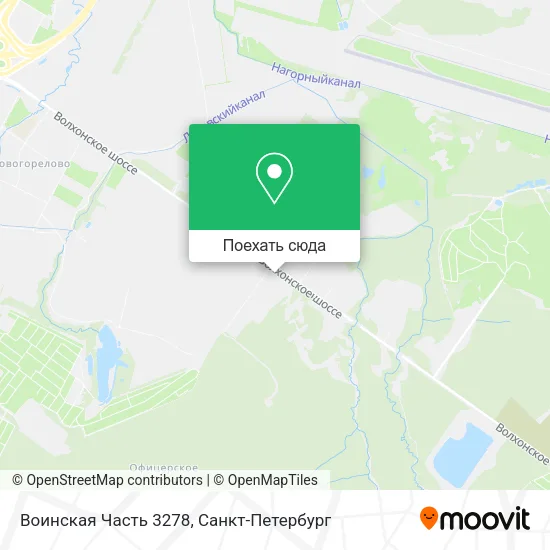 Карта Воинская Часть 3278