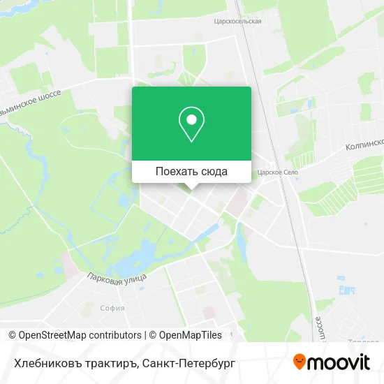 Карта Хлебниковъ трактиръ