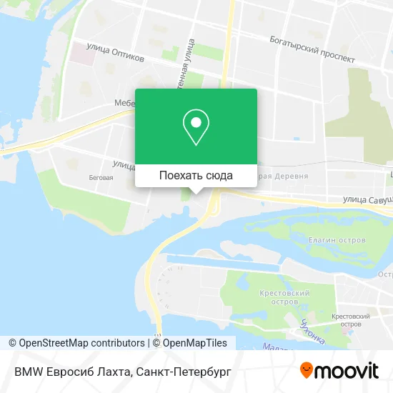 Карта BMW Евросиб Лахта