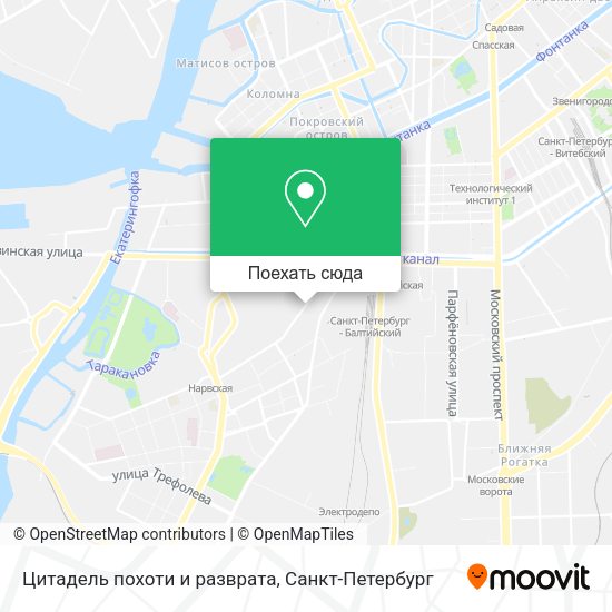Карта Цитадель похоти и разврата