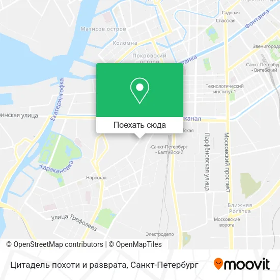 Карта Цитадель похоти и разврата