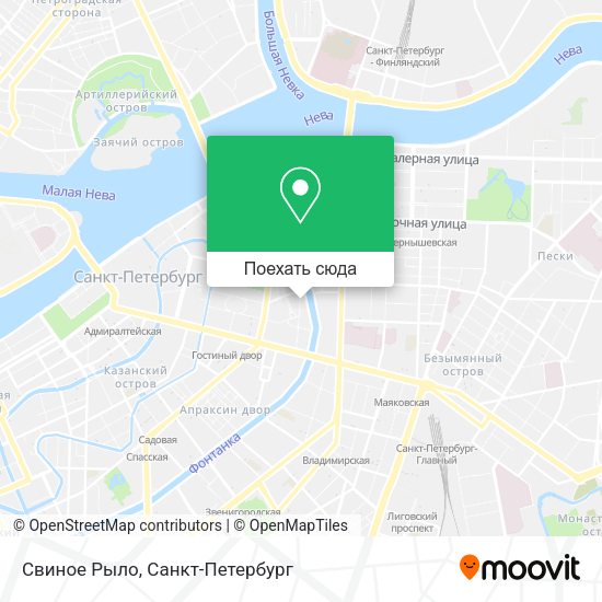 Карта Свиное Рыло