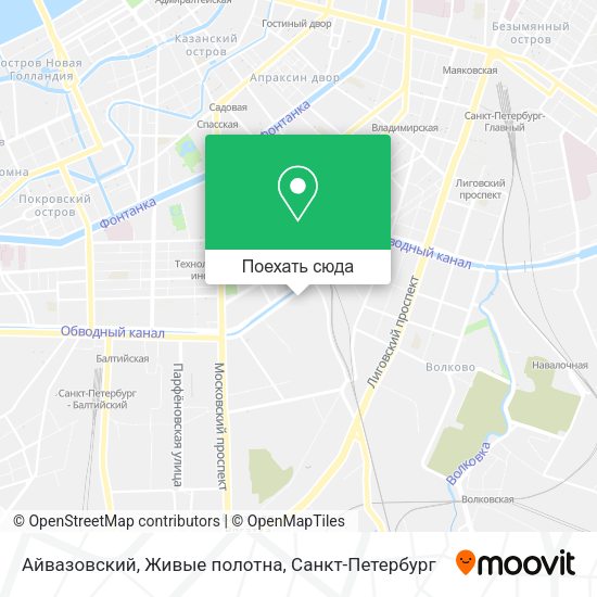 Карта Айвазовский, Живые полотна
