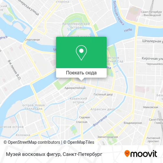 Карта Музей восковых фигур