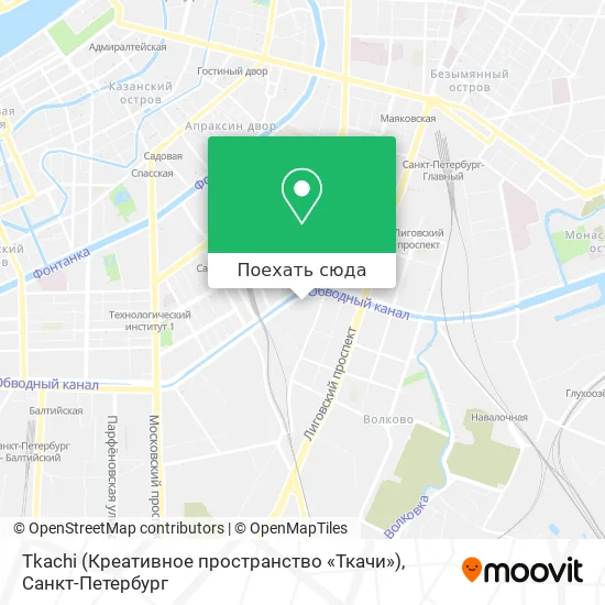 Карта Tkachi (Креативное пространство «Ткачи»)