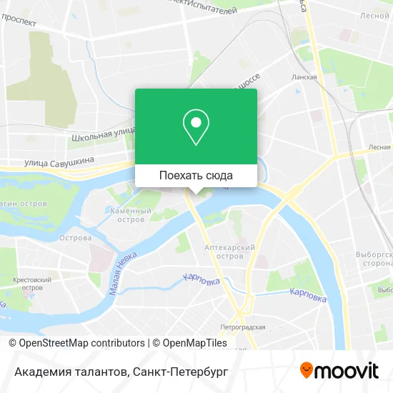 Карта Академия талантов