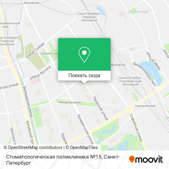 Карта Стоматологическая поликлиника №15