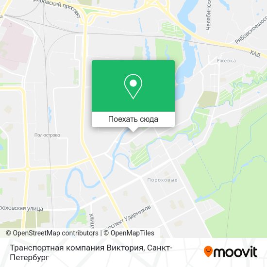 Карта Транспортная компания  Виктория