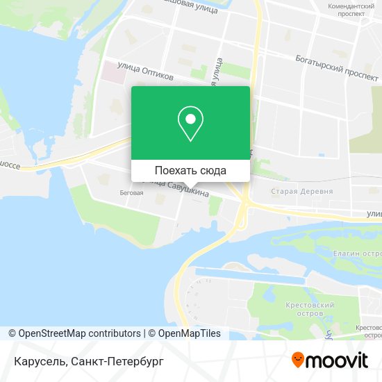 Карта Карусель