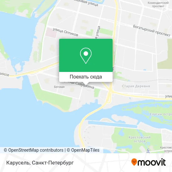 Карта Карусель