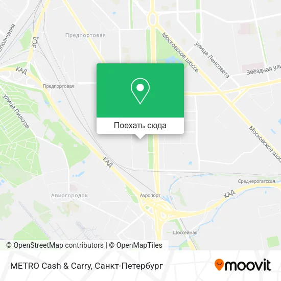 Карта METRO Cash & Carry