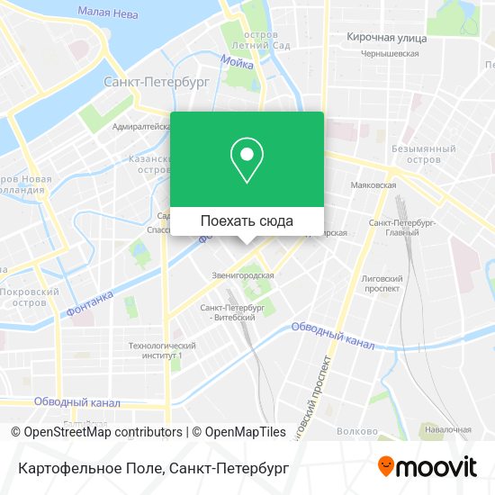 Карта Картофельное Поле
