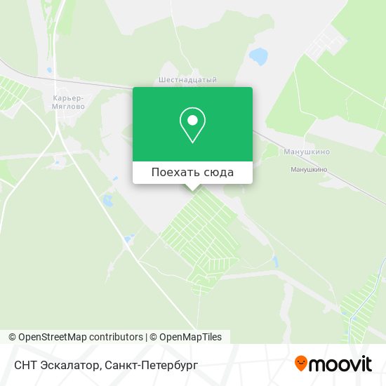 Карта СНТ Эскалатор