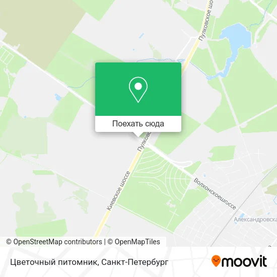 Карта Цветочный питомник