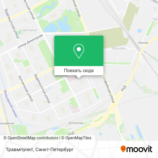 Карта Травмпункт