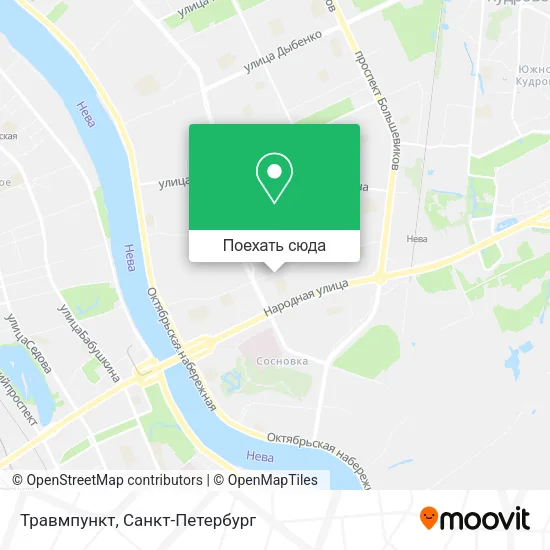 Карта Травмпункт