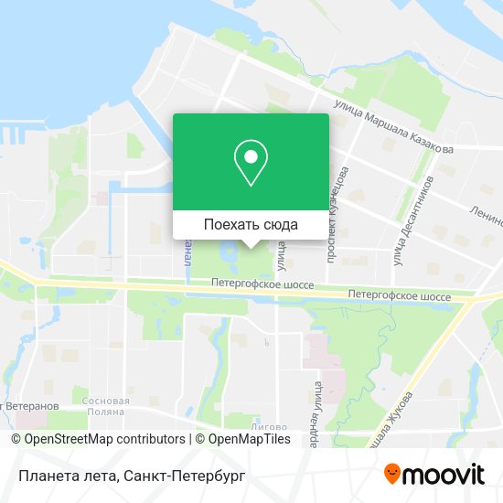 Карта Планета лета