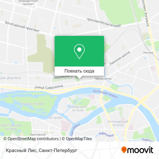 Карта Красный Лис