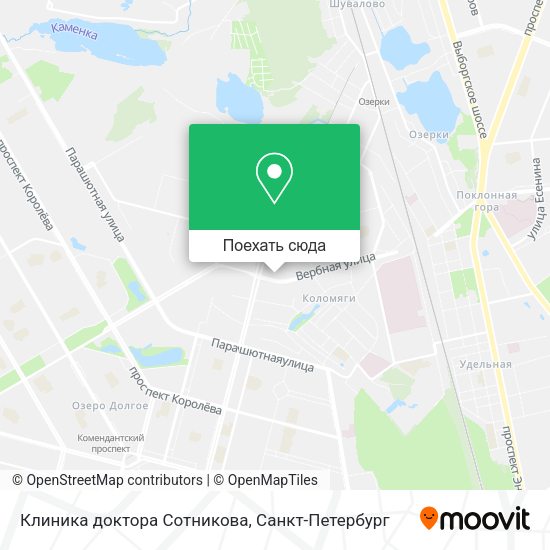 Карта Клиника доктора Сотникова