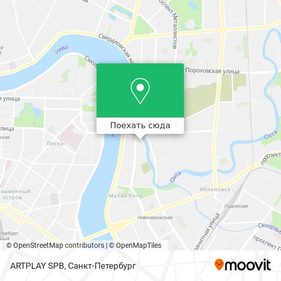 Карта ARTPLAY SPB