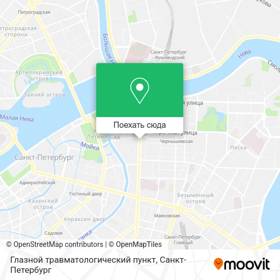 Карта Глазной травматологический пункт
