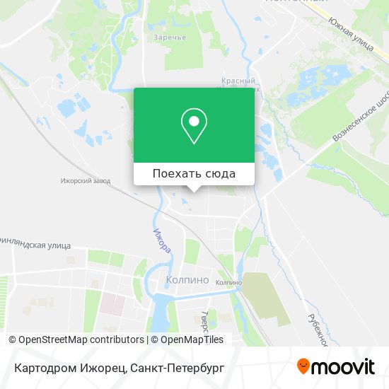 Карта Картодром Ижорец