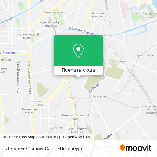 Карта Деловые Линии