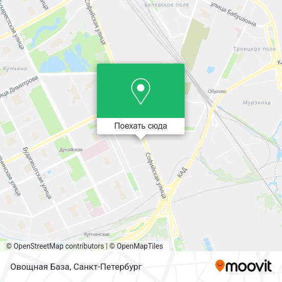 Карта Овощная База