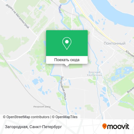 Карта Загородная