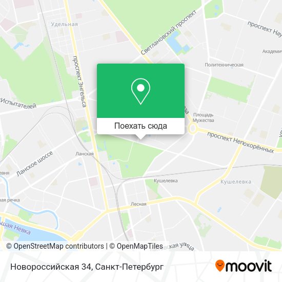 Карта Новороссийская 34