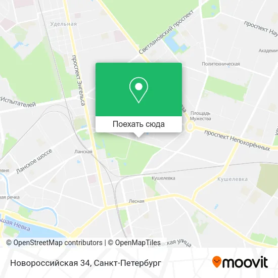 Карта Новороссийская 34