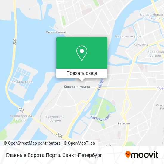 Карта Главные Ворота Порта