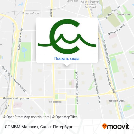 Карта СПМБМ  Малахит