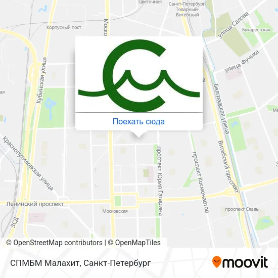 Карта СПМБМ  Малахит