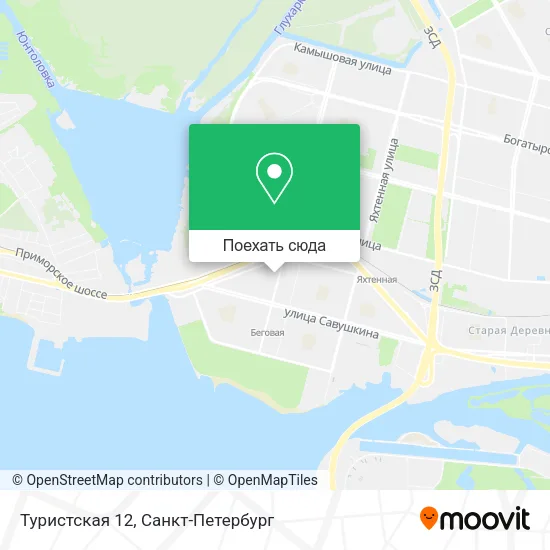 Карта Туристская 12