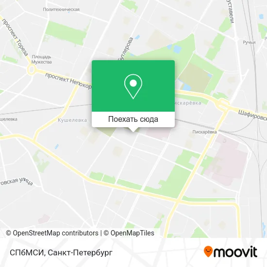 Карта СПбМСИ