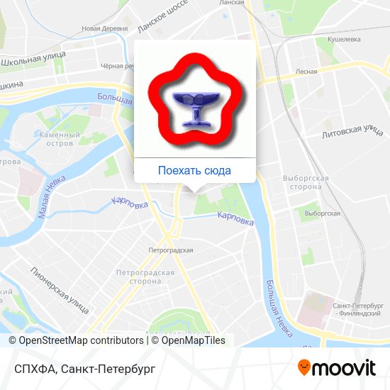 Карта СПХФА