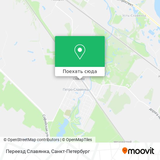 Карта Переезд Славянка