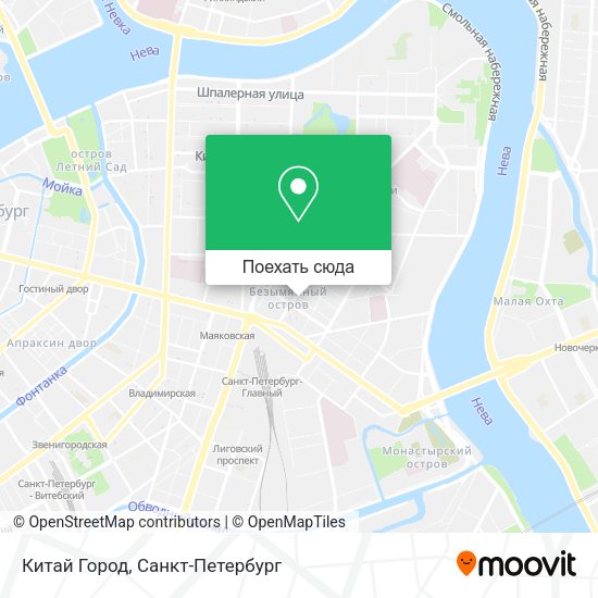 Карта Китай Город
