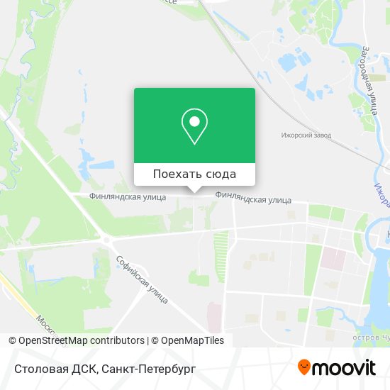 Карта Столовая ДСК