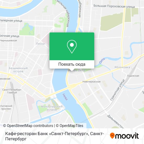 Карта Кафе-ресторан Банк «Санкт-Петербург»