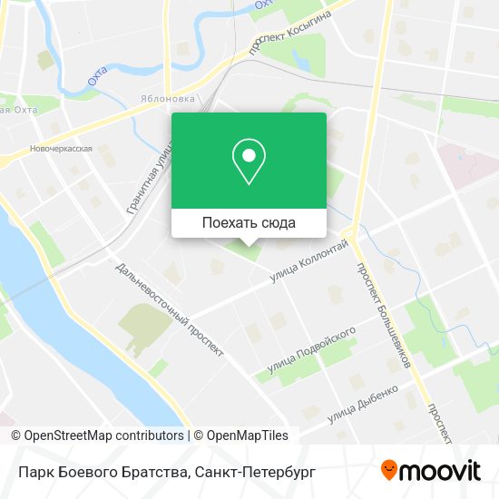 Карта Парк Боевого Братства