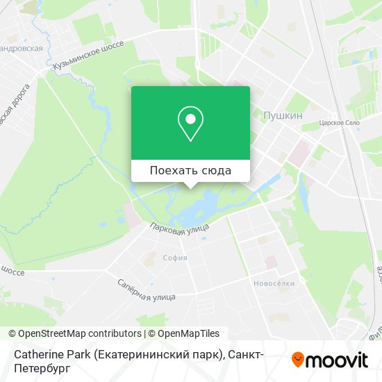 Карта Catherine Park (Екатерининский парк)