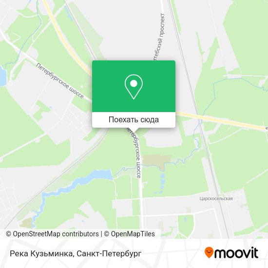 Карта Река Кузьминка