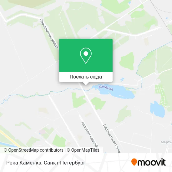 Карта Река Каменка