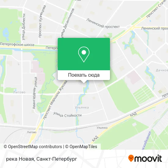 Карта река Новая