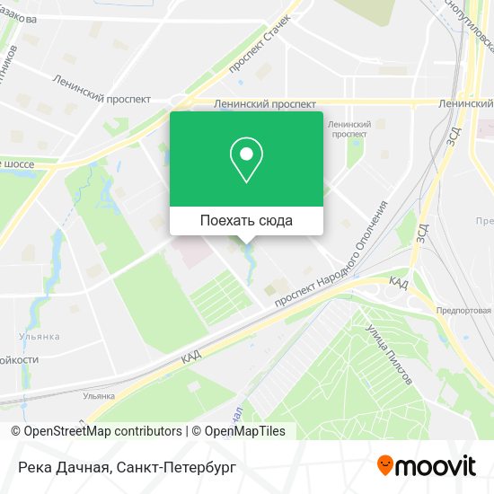 Карта Река Дачная