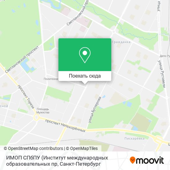 Карта ИМОП СПбПУ