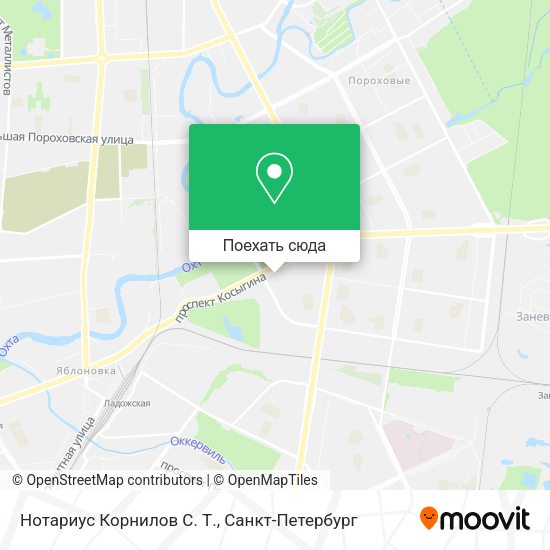Карта Нотариус Корнилов С. Т.