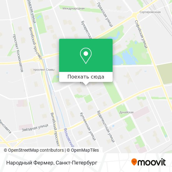 Карта ул народная спб